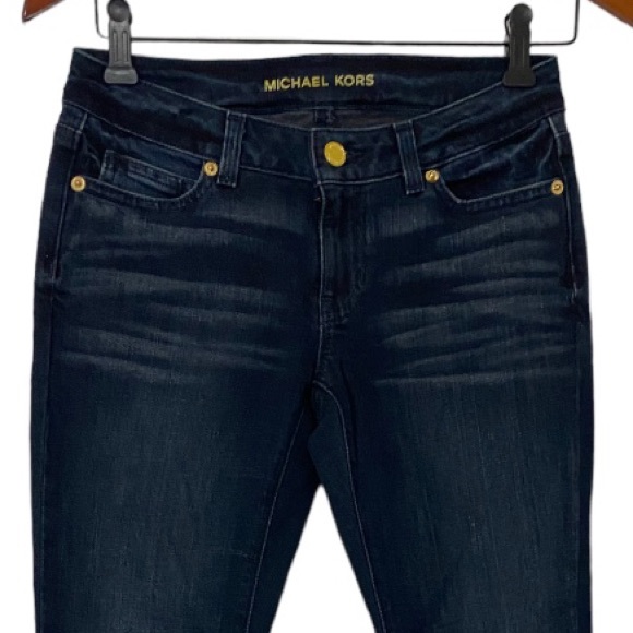MICHAEL Michael Kors Skinny Dark Wash Jeans Women’s Size 0 Petite Staple Classic - Picture 3 of 9